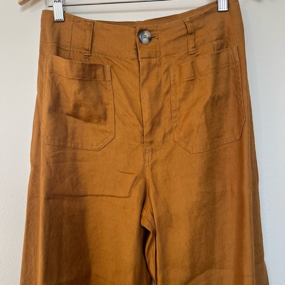 Anthropologie Maeve The Colette Cropped Wide Leg Pants 28 - Picture 12 of 15